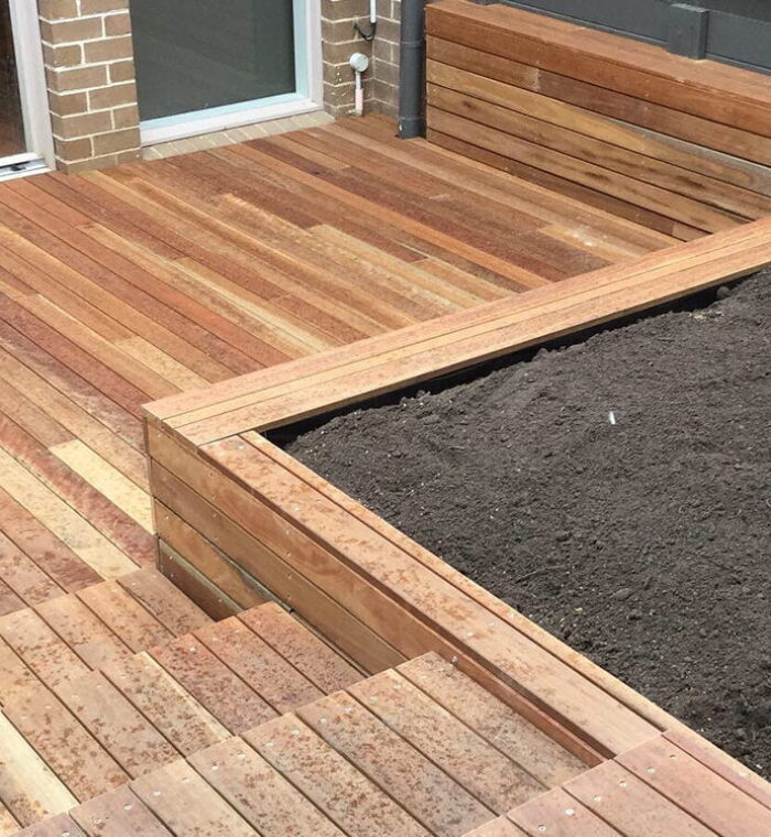 Deck built by a handyman